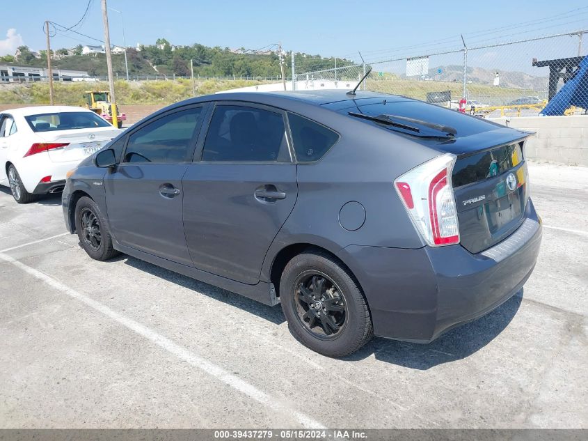 2013 Toyota Prius Two VIN: JTDKN3DU1D1704930 Lot: 39437279