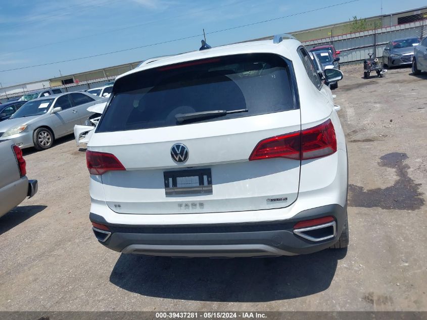 2022 Volkswagen Taos 1.5T Se VIN: 3VVLX7B26NM022994 Lot: 39437281