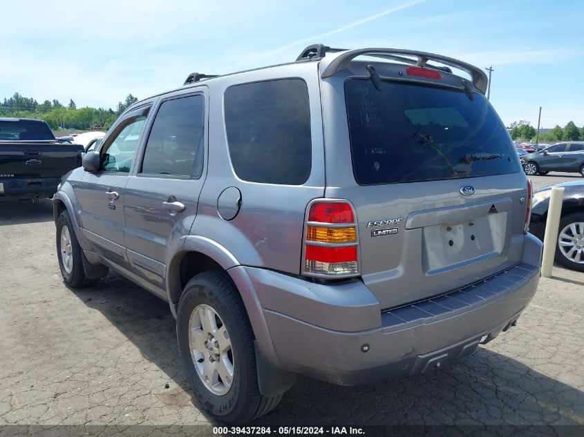 2007 Ford Escape Limited VIN: 1FMYU94127KA20291 Lot: 39437284