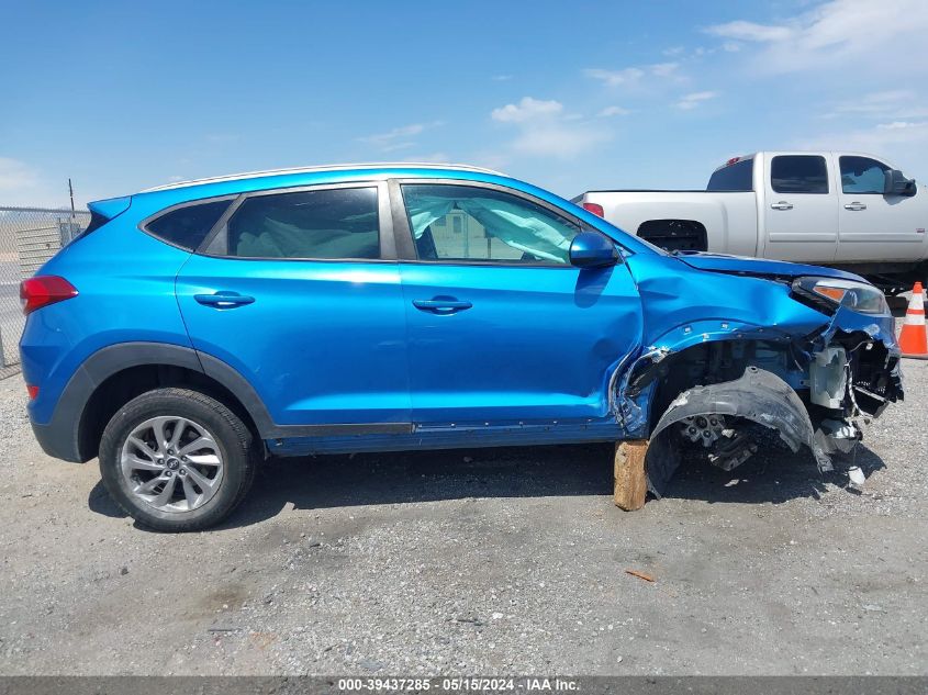 2018 Hyundai Tucson Sel VIN: KM8J33A42JU725667 Lot: 39437285