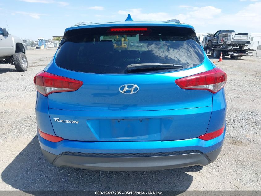 2018 Hyundai Tucson Sel VIN: KM8J33A42JU725667 Lot: 39437285