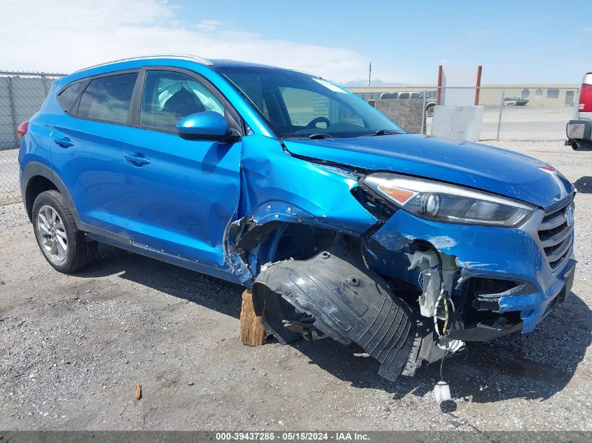 2018 Hyundai Tucson Sel VIN: KM8J33A42JU725667 Lot: 39437285