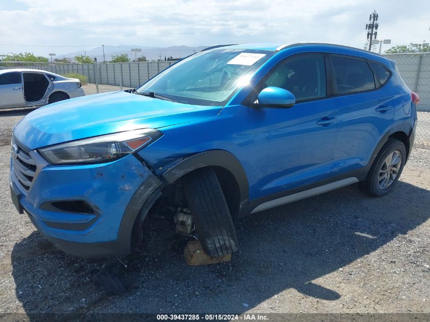 2018 Hyundai Tucson Sel VIN: KM8J33A42JU725667 Lot: 39437285