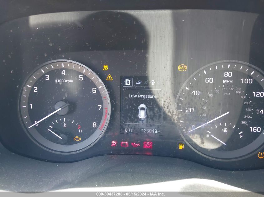 2018 Hyundai Tucson Sel VIN: KM8J33A42JU725667 Lot: 39437285