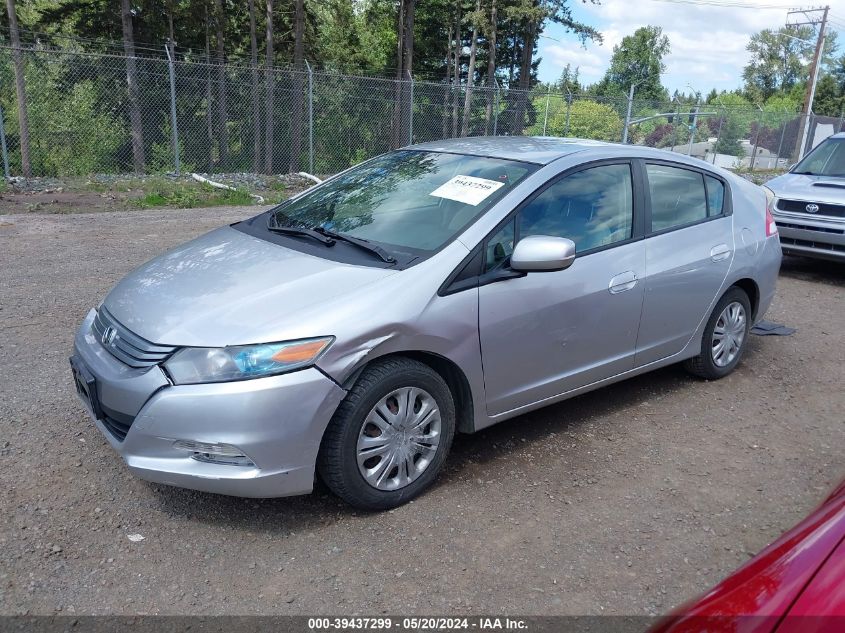 2010 Honda Insight Lx VIN: JHMZE2H54AS001872 Lot: 39437299