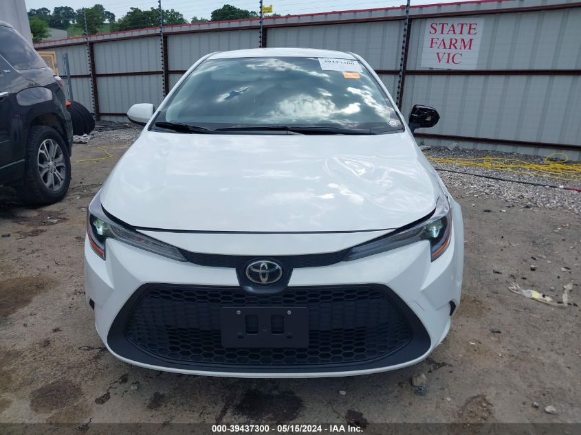 2021 Toyota Corolla Le VIN: JTDEPMAE2MJ140277 Lot: 39437300