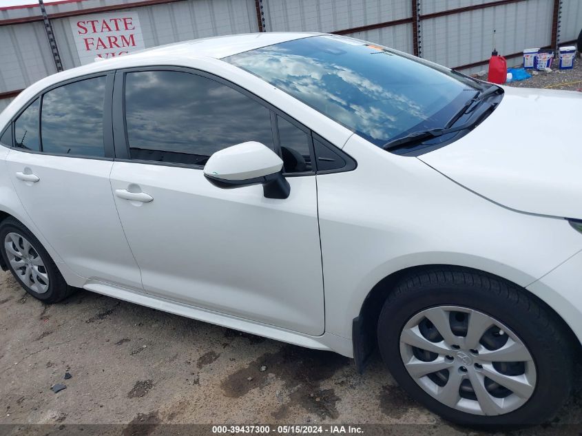 2021 Toyota Corolla Le VIN: JTDEPMAE2MJ140277 Lot: 39437300