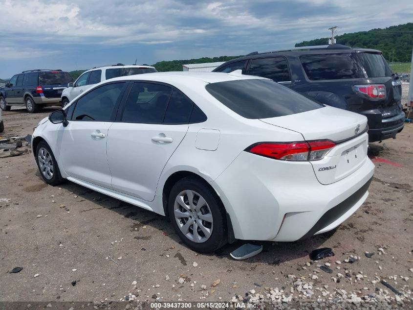 2021 Toyota Corolla Le VIN: JTDEPMAE2MJ140277 Lot: 39437300