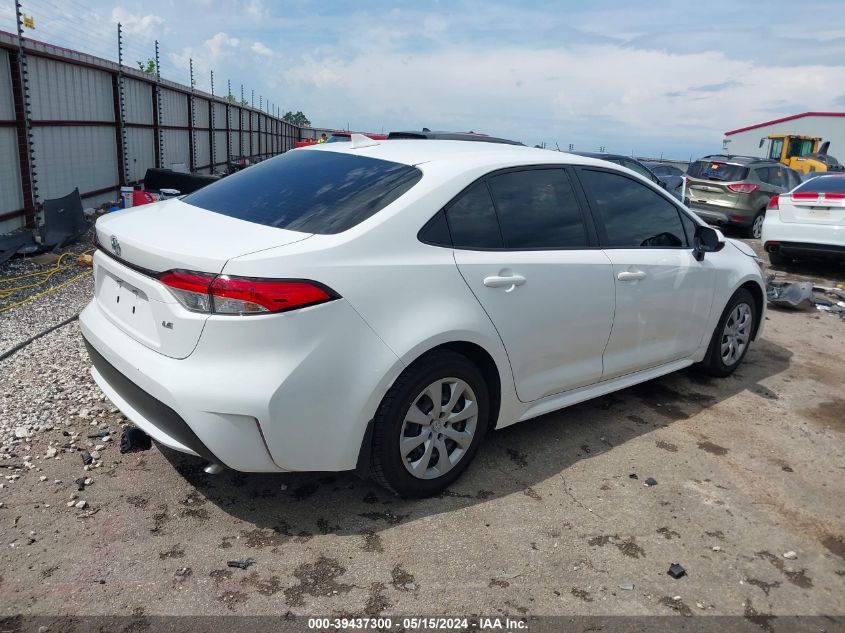 2021 Toyota Corolla Le VIN: JTDEPMAE2MJ140277 Lot: 39437300