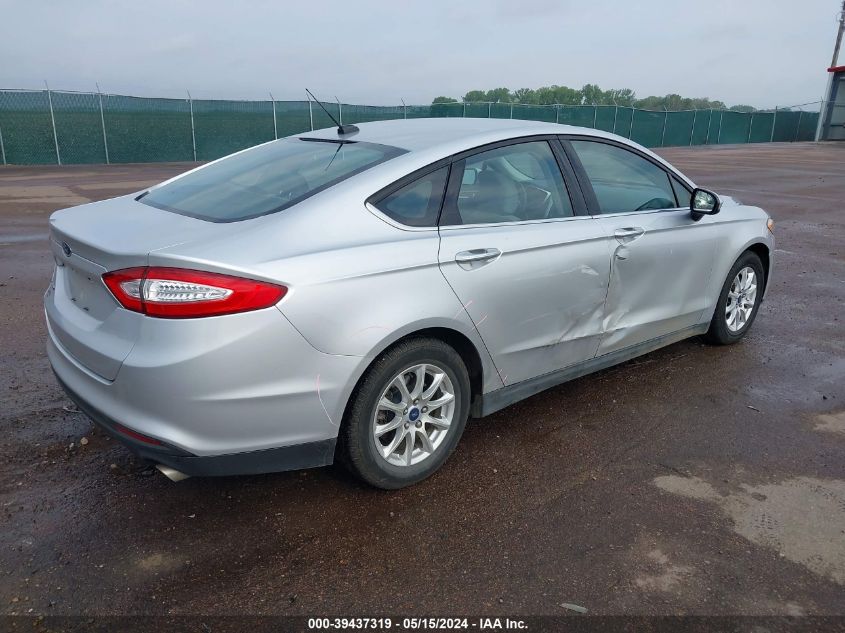 2016 Ford Fusion S VIN: 1FA6P0G76G5127864 Lot: 39437319