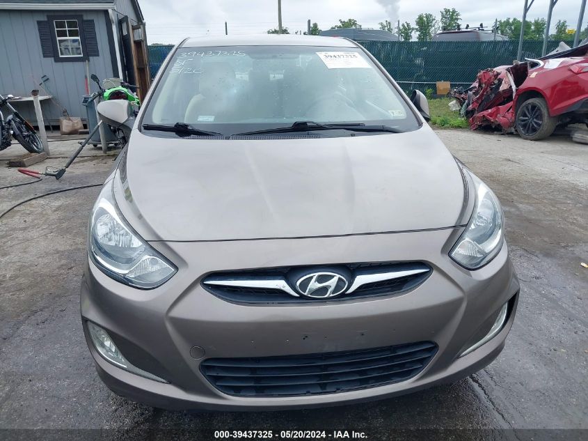 2013 Hyundai Accent Gls VIN: KMHCU4AE2DU288035 Lot: 39437325