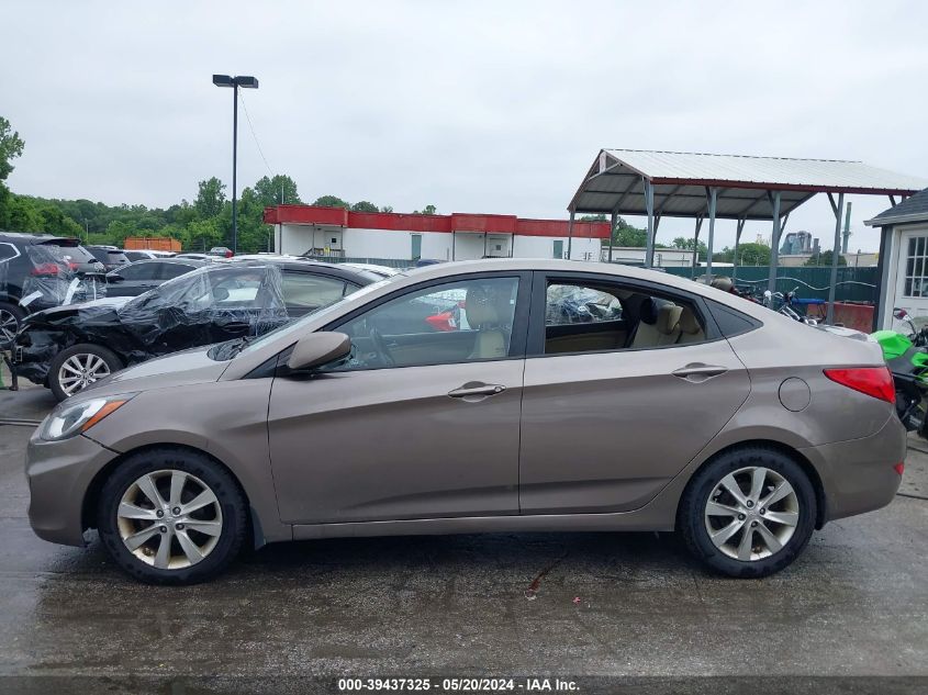 2013 Hyundai Accent Gls VIN: KMHCU4AE2DU288035 Lot: 39437325