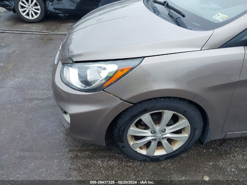 2013 Hyundai Accent Gls VIN: KMHCU4AE2DU288035 Lot: 39437325