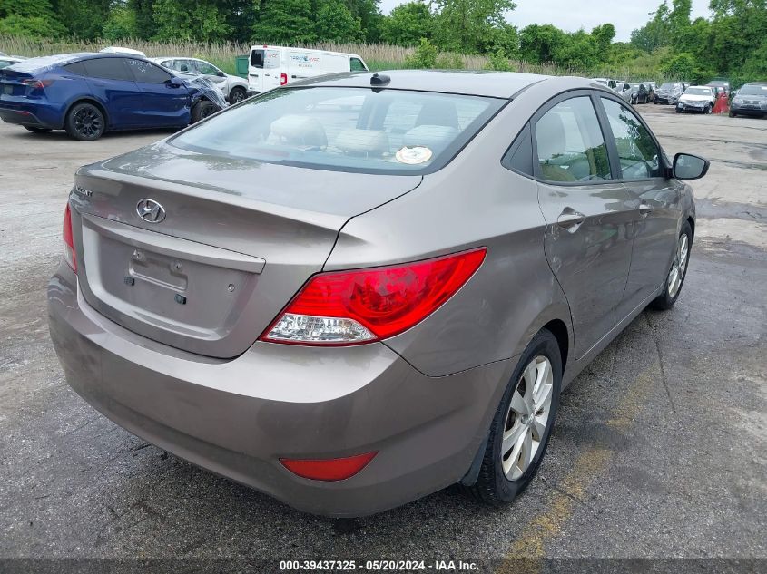 2013 Hyundai Accent Gls VIN: KMHCU4AE2DU288035 Lot: 39437325