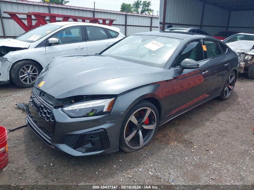 2023 Audi A5 Sportback Premium Plus 45 Tfsi S Line Quattro S Tronic VIN: WAUFACF54PA031524 Lot: 39437347