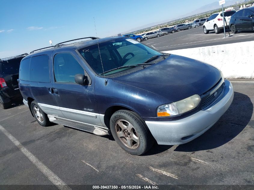 2000 Nissan Quest Gle/Gxe/Se-Cloth/Se-Leather VIN: 4N2XN11T9YD811442 Lot: 39437350