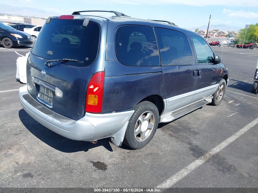 2000 Nissan Quest Gle/Gxe/Se-Cloth/Se-Leather VIN: 4N2XN11T9YD811442 Lot: 39437350