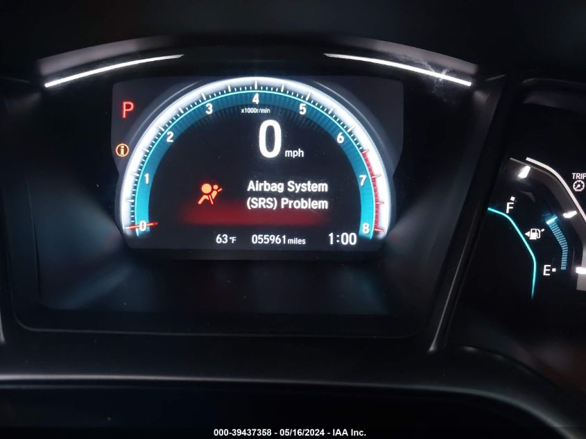 2018 Honda Civic Ex VIN: SHHFK7H57JU428002 Lot: 39437358