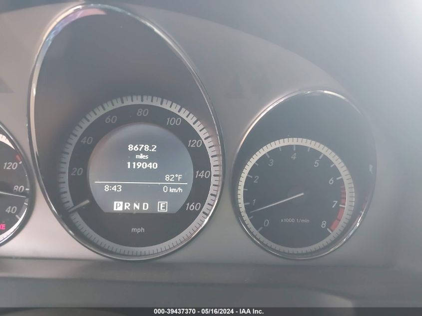 2011 Mercedes-Benz C 300 Luxury/Sport VIN: WDDGF5EB0BA491452 Lot: 39437370