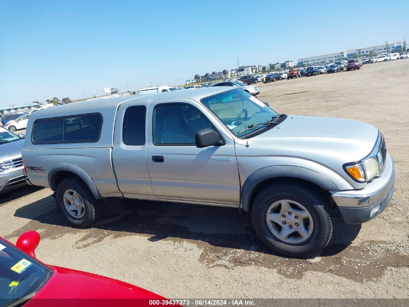 2001 Toyota Tacoma Base V6 VIN: 5TEWN72NX1Z851804 Lot: 39437373