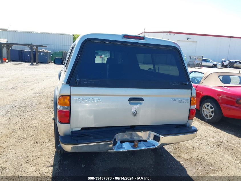 2001 Toyota Tacoma Base V6 VIN: 5TEWN72NX1Z851804 Lot: 39437373