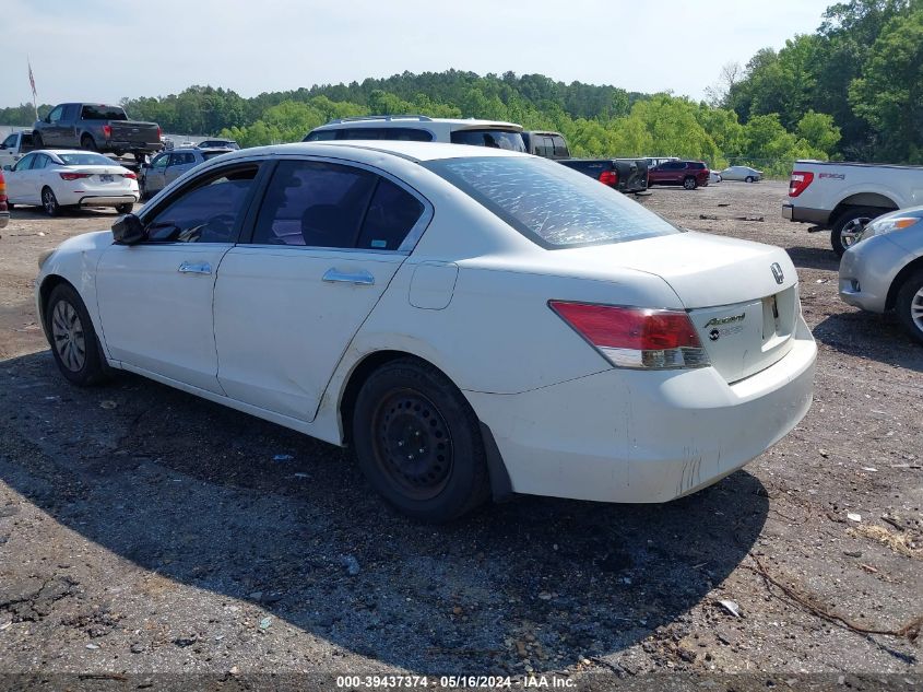 2008 Honda Accord 2.4 Lx VIN: 1HGCP263X8A094417 Lot: 39437374