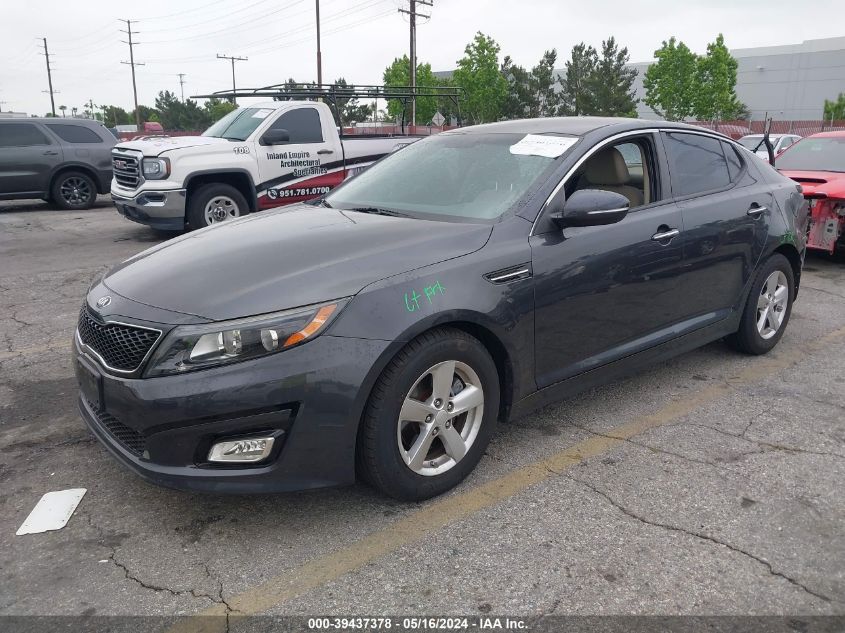 2015 Kia Optima Lx VIN: 5XXGM4A76FG503917 Lot: 39437378