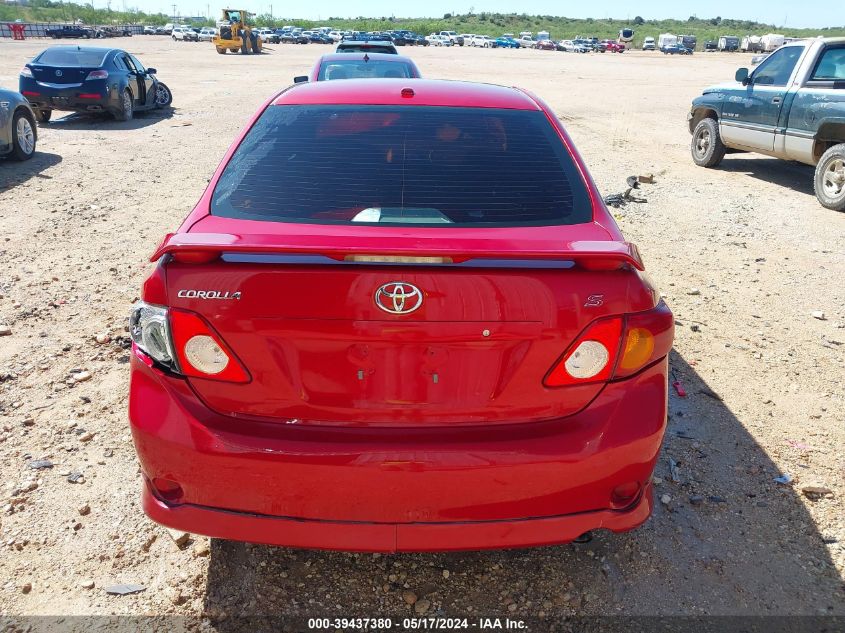 2010 Toyota Corolla S VIN: 2T1BU4EE2AC404840 Lot: 39437380