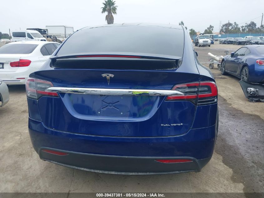 2019 Tesla Model X 100D/75D/Long Range/Standard Range VIN: 5YJXCDE23KF180618 Lot: 39437381