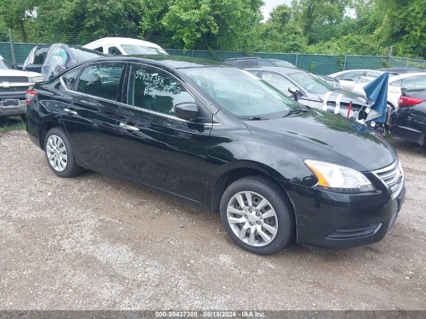 2014 Nissan Sentra Sv VIN: 3N1AB7AP0EY338307 Lot: 39437388