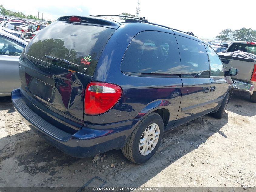 2005 Dodge Grand Caravan Se VIN: 1D4GP24R65B378238 Lot: 39437408