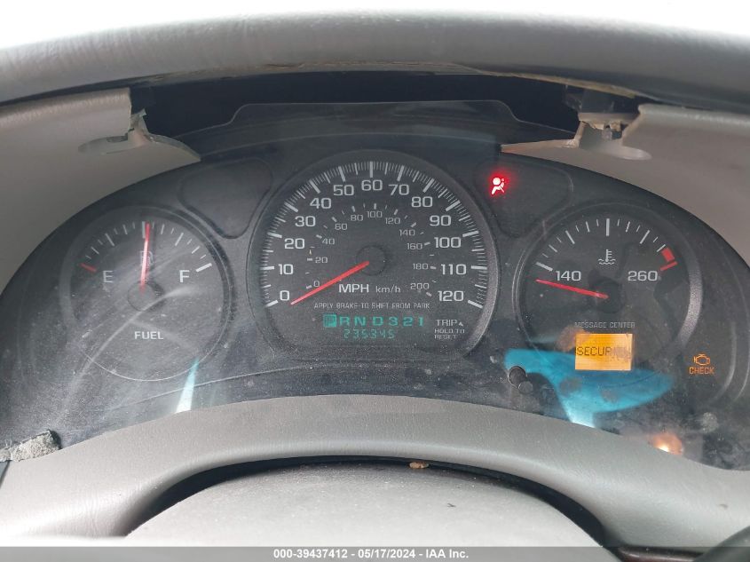 2003 Chevrolet Impala VIN: 2G1WF52EX39440549 Lot: 39437412