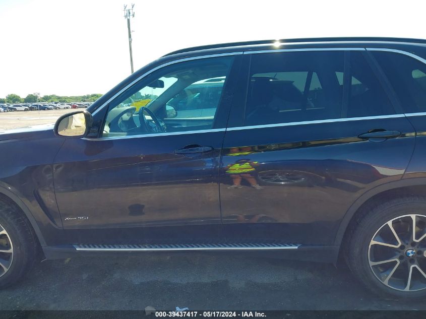 2015 BMW X5 xDrive35I VIN: 5UXKR0C53F0P09986 Lot: 39437417