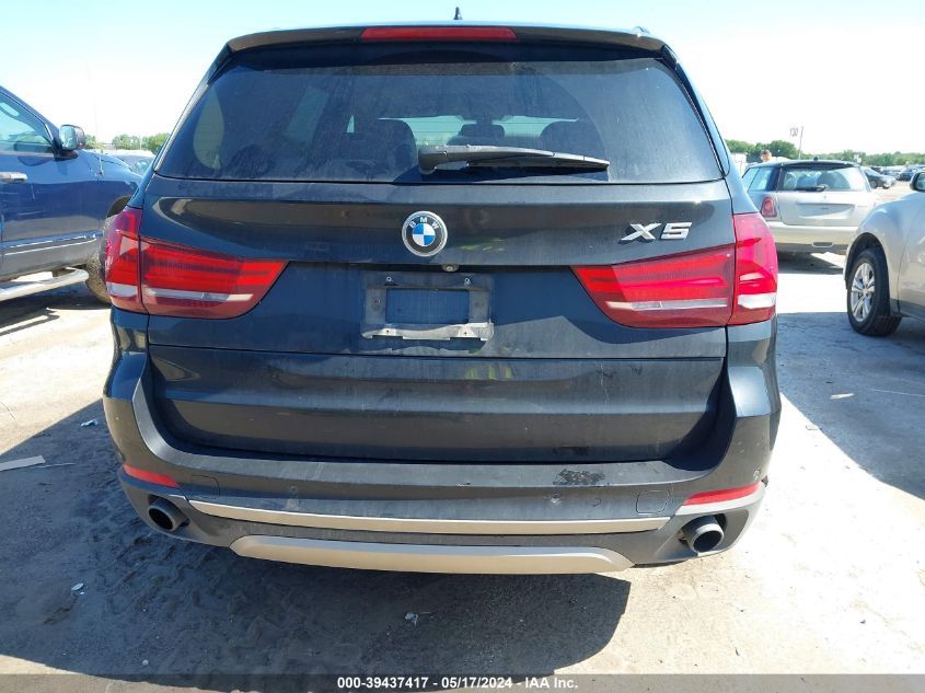 2015 BMW X5 xDrive35I VIN: 5UXKR0C53F0P09986 Lot: 39437417