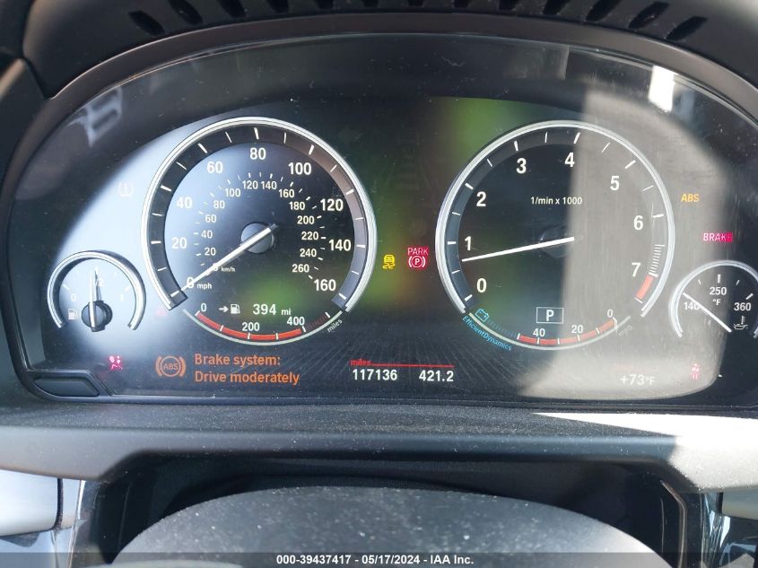 2015 BMW X5 xDrive35I VIN: 5UXKR0C53F0P09986 Lot: 39437417