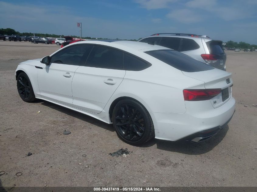 2021 Audi A5 Sportback Premium Plus 45 Tfsi Quattro S Tronic VIN: WAUFACF58MA032087 Lot: 39437419