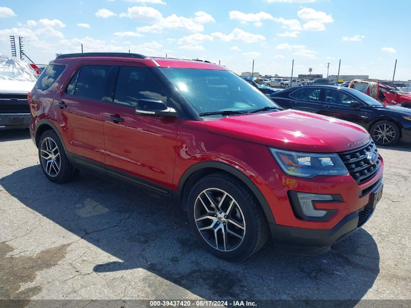 2017 Ford Explorer Sport VIN: 1FM5K8GT8HGA59195 Lot: 39437420