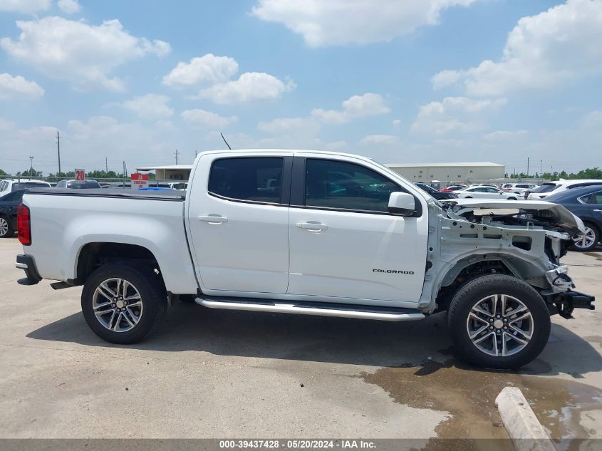 2022 Chevrolet Colorado 2Wd Short Box Wt VIN: 1GCGSBEN7N1128150 Lot: 39437428