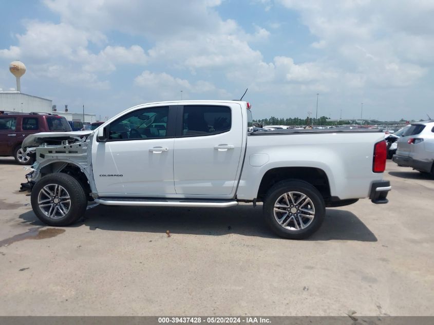 2022 Chevrolet Colorado 2Wd Short Box Wt VIN: 1GCGSBEN7N1128150 Lot: 39437428