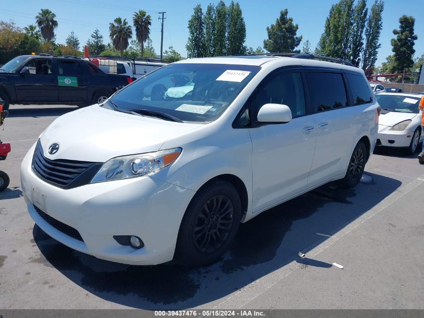 2015 Toyota Sienna Xle 8 Passenger VIN: 5TDYK3DC4FS655612 Lot: 39437476