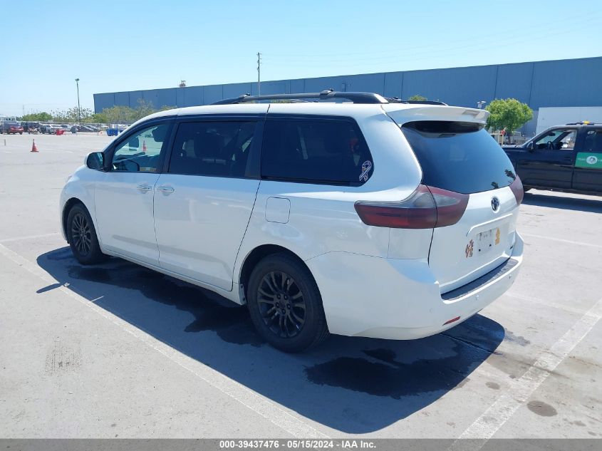 2015 Toyota Sienna Xle 8 Passenger VIN: 5TDYK3DC4FS655612 Lot: 39437476