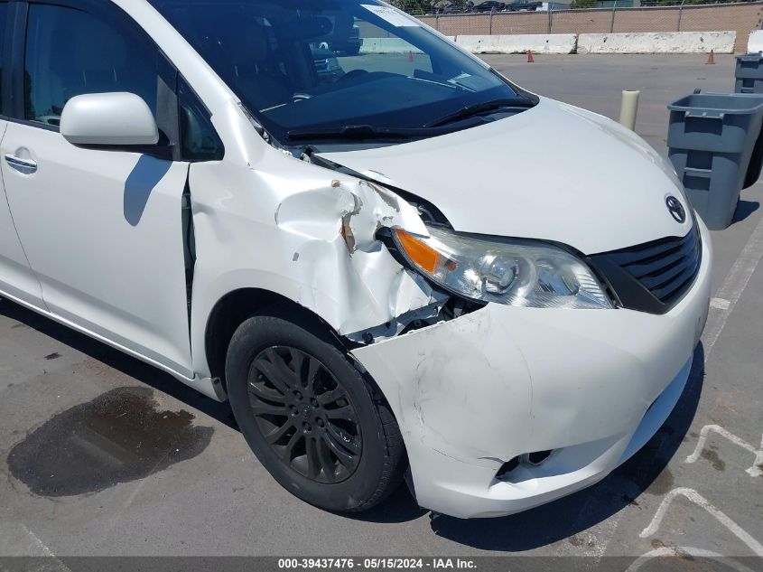 2015 Toyota Sienna Xle 8 Passenger VIN: 5TDYK3DC4FS655612 Lot: 39437476