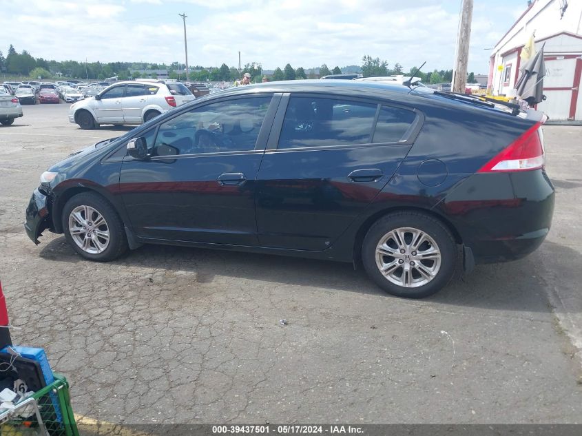 2010 Honda Insight Ex VIN: JHMZE2H71AS031669 Lot: 39437501