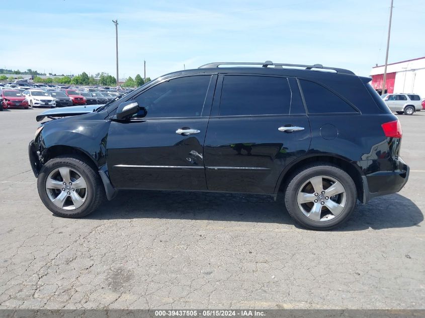 2007 Acura Mdx Sport Package VIN: 2HNYD28837H514051 Lot: 39437505