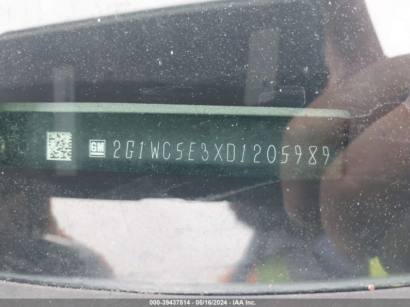 2013 Chevrolet Impala Ltz VIN: 2G1WC5E3XD1205989 Lot: 39437514