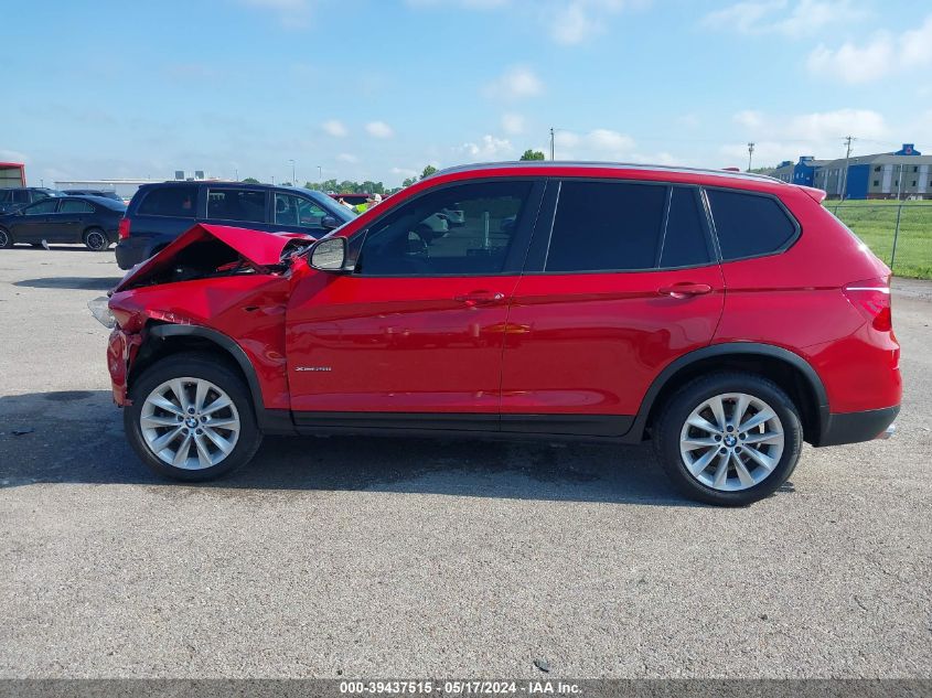 2017 BMW X3 xDrive28I VIN: 5UXWX9C58H0T14118 Lot: 39437515