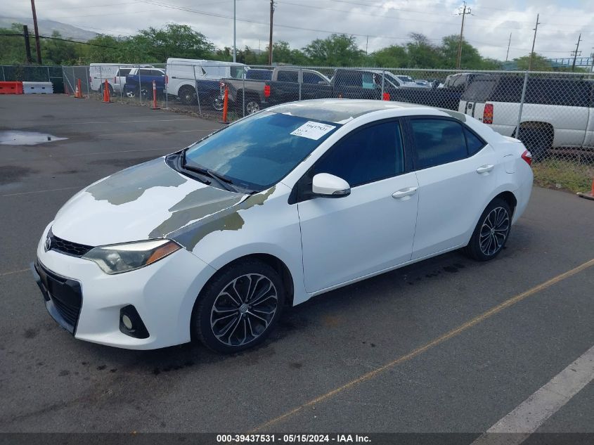 2014 Toyota Corolla L/Le/Le Plus/Le Premium/S/S Plus/S Premium VIN: 5YFBURHE9EP006698 Lot: 39437531