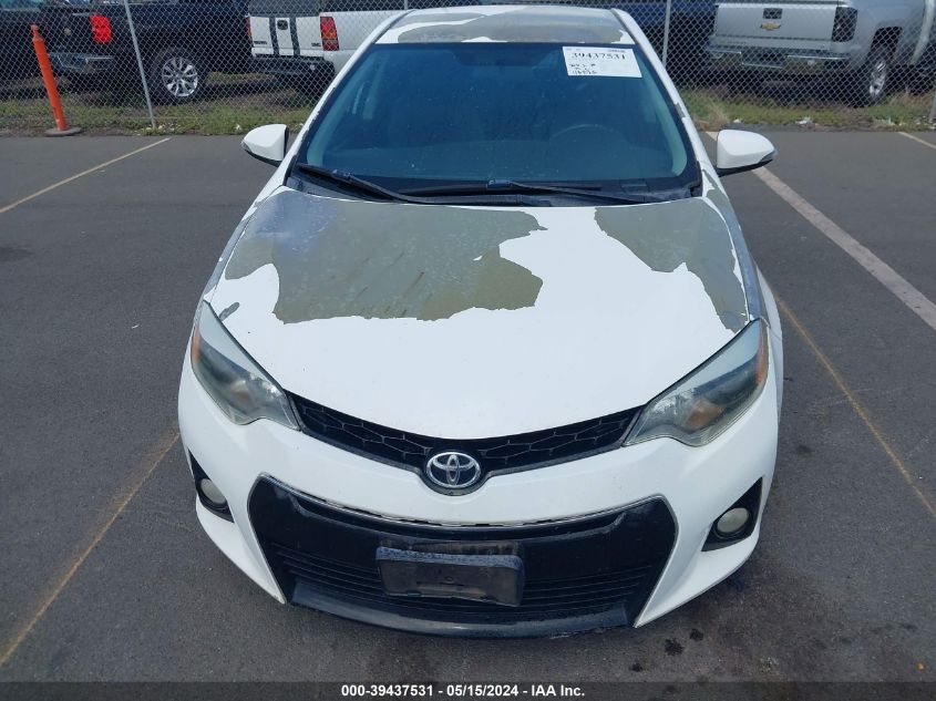 2014 Toyota Corolla L/Le/Le Plus/Le Premium/S/S Plus/S Premium VIN: 5YFBURHE9EP006698 Lot: 39437531