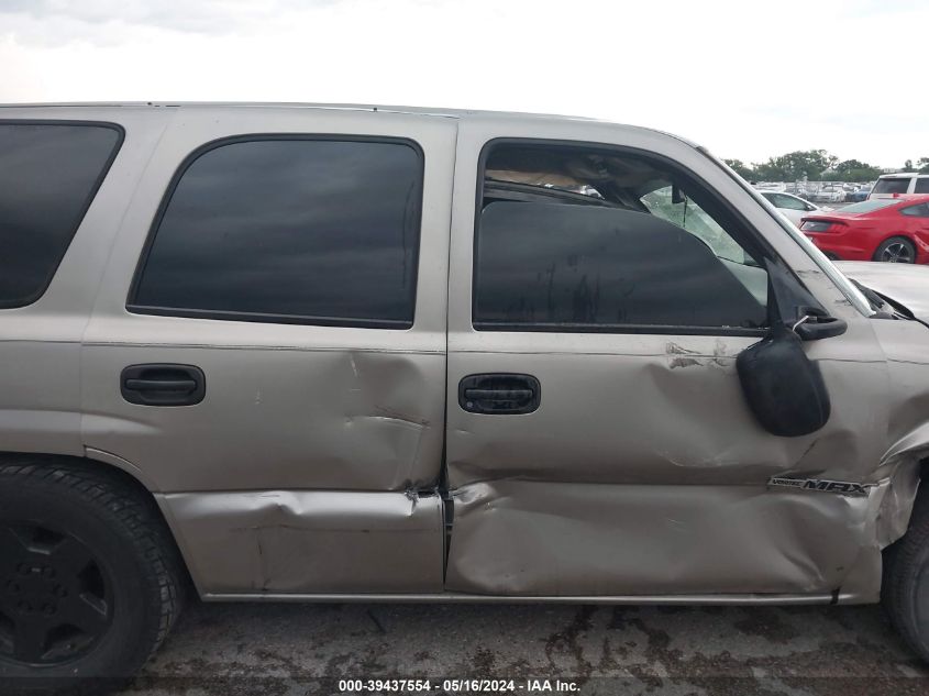 2003 Chevrolet Tahoe Ls VIN: 1GNEC13Z93J165211 Lot: 39437554