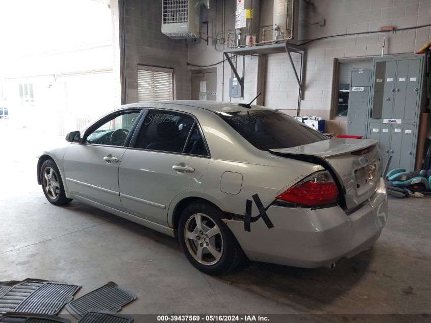 2006 Honda Accord Hybrid VIN: JHMCN36476C003655 Lot: 39437569